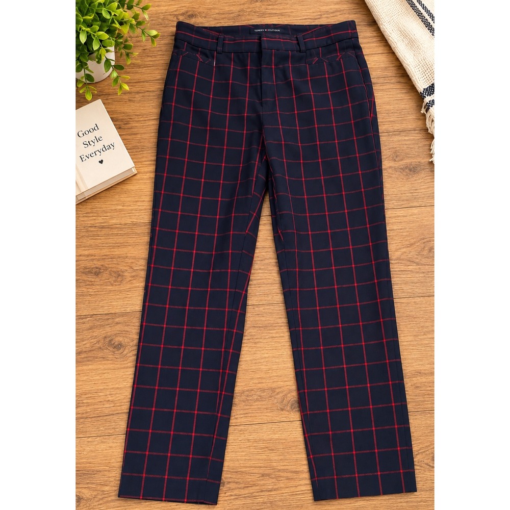Banana Republic Sloan Plaid Skinny Pants Size 4